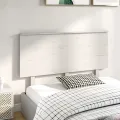 Tête de lit Blanc 139x6x82,5 cm Bois massif de pin