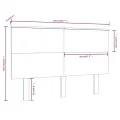 Tête de lit Blanc 139x6x82,5 cm Bois massif de pin