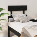 Tête de lit Noir 93,5x3x81 cm Bois massif de pin