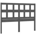 Tête de lit Gris 145,5x4x100 cm Bois massif de pin