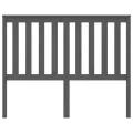 Tête de lit Gris 146x6x101 cm Bois massif de pin