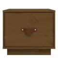 Table de chevet Marron miel 40x34x35 cm Bois de pin solide