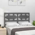 Tête de lit Gris 165,5x4x100 cm Bois massif de pin