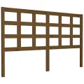 Tête de lit Marron miel 156x4x100 cm Bois massif de pin