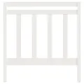 Tête de lit Blanc 106x4x100 cm Bois massif de pin
