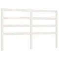 Tête de lit Blanc 126x4x100 cm Bois massif de pin