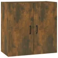 Armoire murale Chêne fumé 60x31x60 cm Bois d'ingénierie