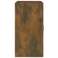 Armoire murale Chêne fumé 60x31x60 cm Bois d'ingénierie
