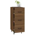 Buffet Chêne marron 34,5x34x90 cm Bois d'ingénierie