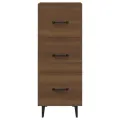 Buffet Chêne marron 34,5x34x90 cm Bois d'ingénierie