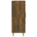 Buffet Chêne fumé 69,5x34x90 cm Bois d'ingénierie