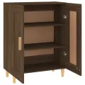 Buffet Chêne marron 69,5x34x90 cm Bois d'ingénierie