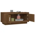 Table basse Chêne marron 102x50x45 cm Bois d'ingénierie