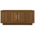 Table basse Chêne marron 102x50x45 cm Bois d'ingénierie
