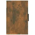 Table de chevet murale Chêne fumé 50x30x47 cm