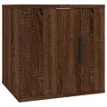Meuble TV mural Chêne marron 40x34,5x40 cm
