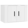 Meuble TV mural Blanc 57x34,5x40 cm