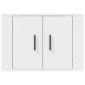 Meuble TV mural Blanc 57x34,5x40 cm