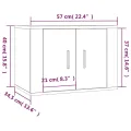 Meuble TV mural Blanc 57x34,5x40 cm