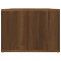 Table basse Chêne marron 80x50x36 cm Bois d'ingénierie