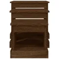 Tables basses 3 pcs chêne marron bois d'ingénierie