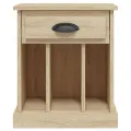 Tables de chevet 2 pcs chêne sonoma 43x36x50 cm