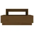 Table basse Marron miel 80x55x40,5 cm Bois massif de pin