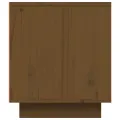 Meuble TV Marron miel 80x35x40,5 cm Bois de pin massif