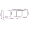 Meuble TV 140x40x40 cm Bois de pin massif