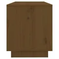 Meuble TV Marron miel 74x34x40 cm Bois de pin massif