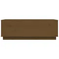 Table basse Marron miel 100x50x35 cm Bois massif de pin
