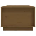 Table basse Marron miel 100x50x35 cm Bois massif de pin
