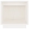 Tables de chevet 2 pcs Blanc 40x30x40 cm Bois de pin solide