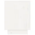Tables de chevet 2 pcs Blanc 40x30x40 cm Bois de pin solide