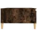 Table basse Chêne fumé 90x60x35 cm Aggloméré
