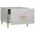 Table basse Gris béton 50x50x40 cm Bois d'ingénierie