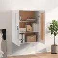 Armoire murale suspendue Blanc brillant 69,5x32,5x90 cm