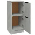 Buffet Gris béton 30x30x70 cm Bois d'ingénierie