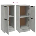 Buffet Gris béton 30x30x70 cm Bois d'ingénierie