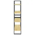 Bibliothèque à 4 niveaux 80x30x140 cm bois de pin massif