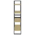 Bibliothèque à 4 niveaux Chêne sonoma 80x30x140 cm Aggloméré