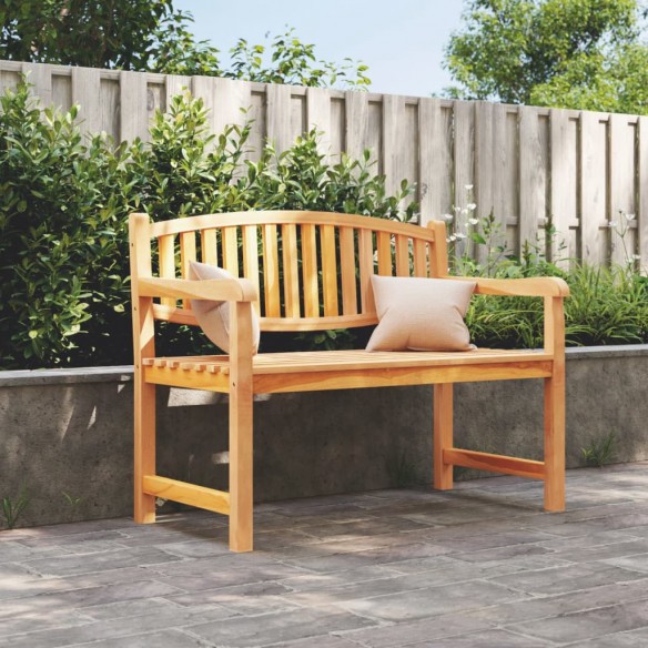 Banc de jardin 114x59x87 cm bois de teck solide