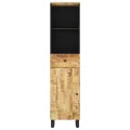 Armoire de salle de bain 38x33x160 cm bois massif de manguier