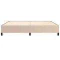 Cadre de lit Cappuccino 200x200 cm Similicuir