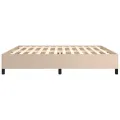 Cadre de lit Cappuccino 200x200 cm Similicuir