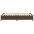 Cadre de lit Marron 140x190 cm Similicuir