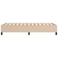 Cadre de lit Cappuccino 80x200 cm Similicuir