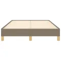 Cadre de lit Taupe 120x200 cm Tissu
