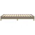 Cadre de lit Taupe 120x200 cm Tissu