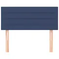 Tête de lit Bleu 100x5x78/88 cm Tissu